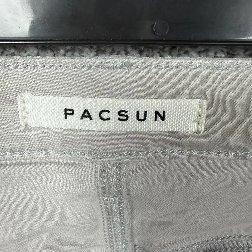 PacSun Stacked Skinny Jeans 32x31 Moto Biker Cybergrunge Urban Streetwear Indie